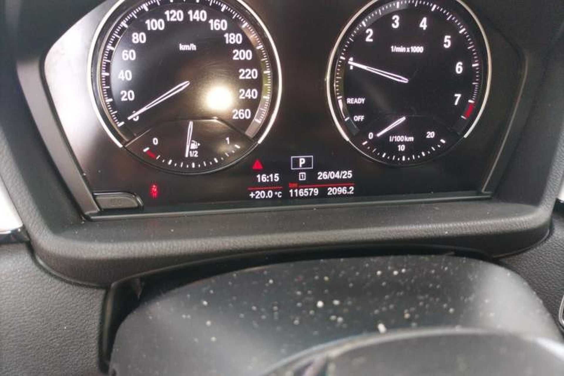 Used BMW X1 2018 sDrive20Li Leading Model Odometer Close Up