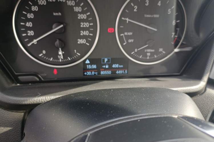 Used BMW X1 2018 sDrive18Li Fashion Model Odometer Close Up