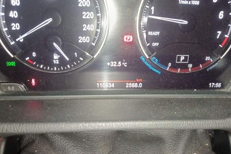 Used BMW X1 2018 xDrive20Li Luxury Edition Odometer Close Up