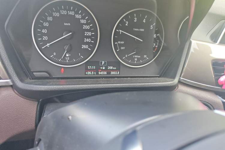 Used BMW X1 2018 sDrive18Li Luxury Model Odometer Close Up