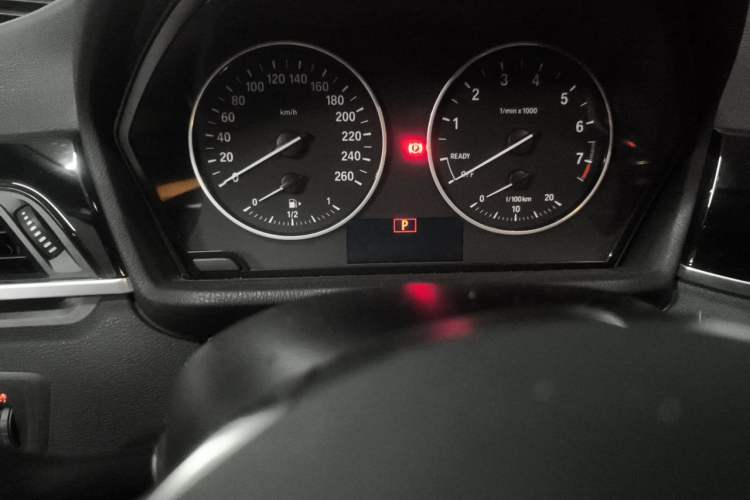 Used BMW X1 2018 sDrive18Li Luxury Model Odometer Close Up