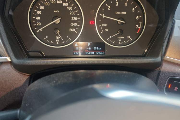 Used BMW X1 2018 sDrive18Li Luxury Model Odometer Close Up