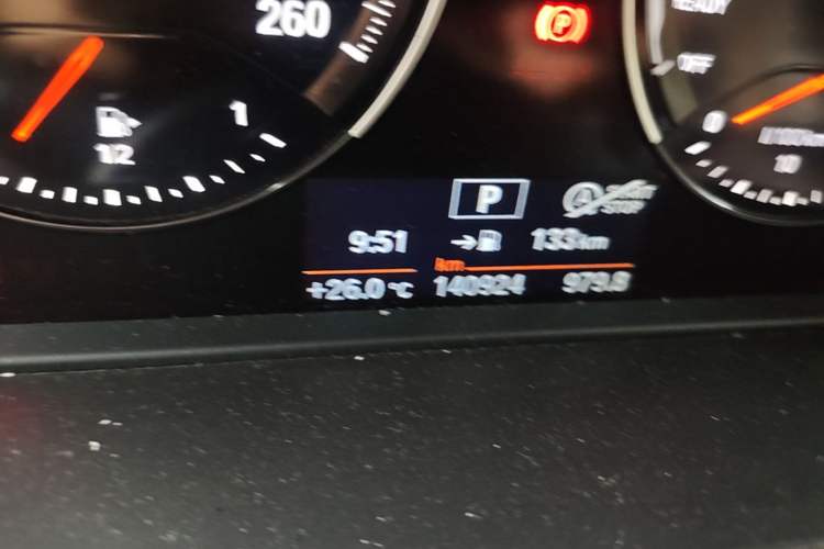Used BMW X1 2018 sDrive18Li Luxury Model Odometer Close Up