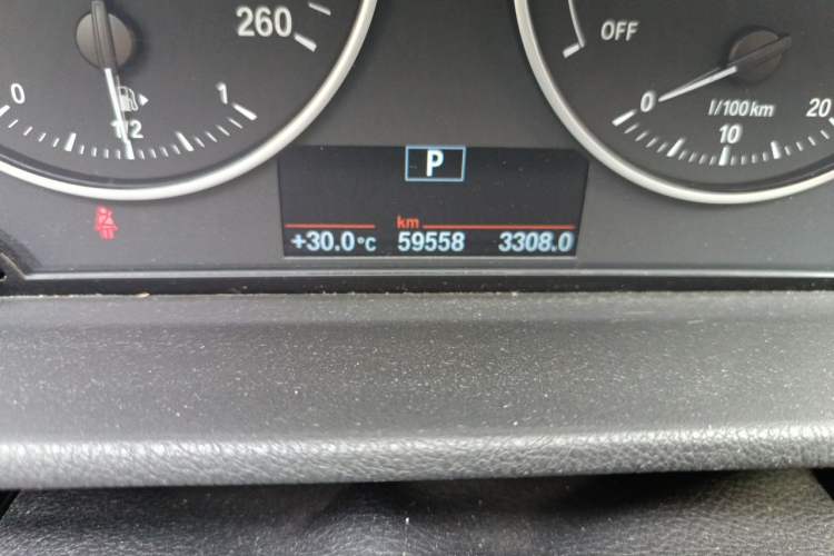 Used BMW X1 2018 sDrive20Li Leading Model Odometer Close Up