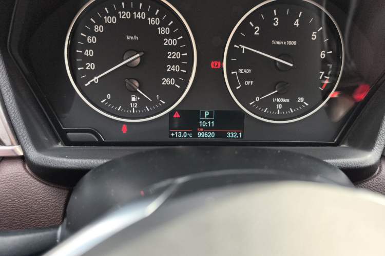 Used BMW X1 2018 sDrive18Li Luxury Model Odometer Close Up