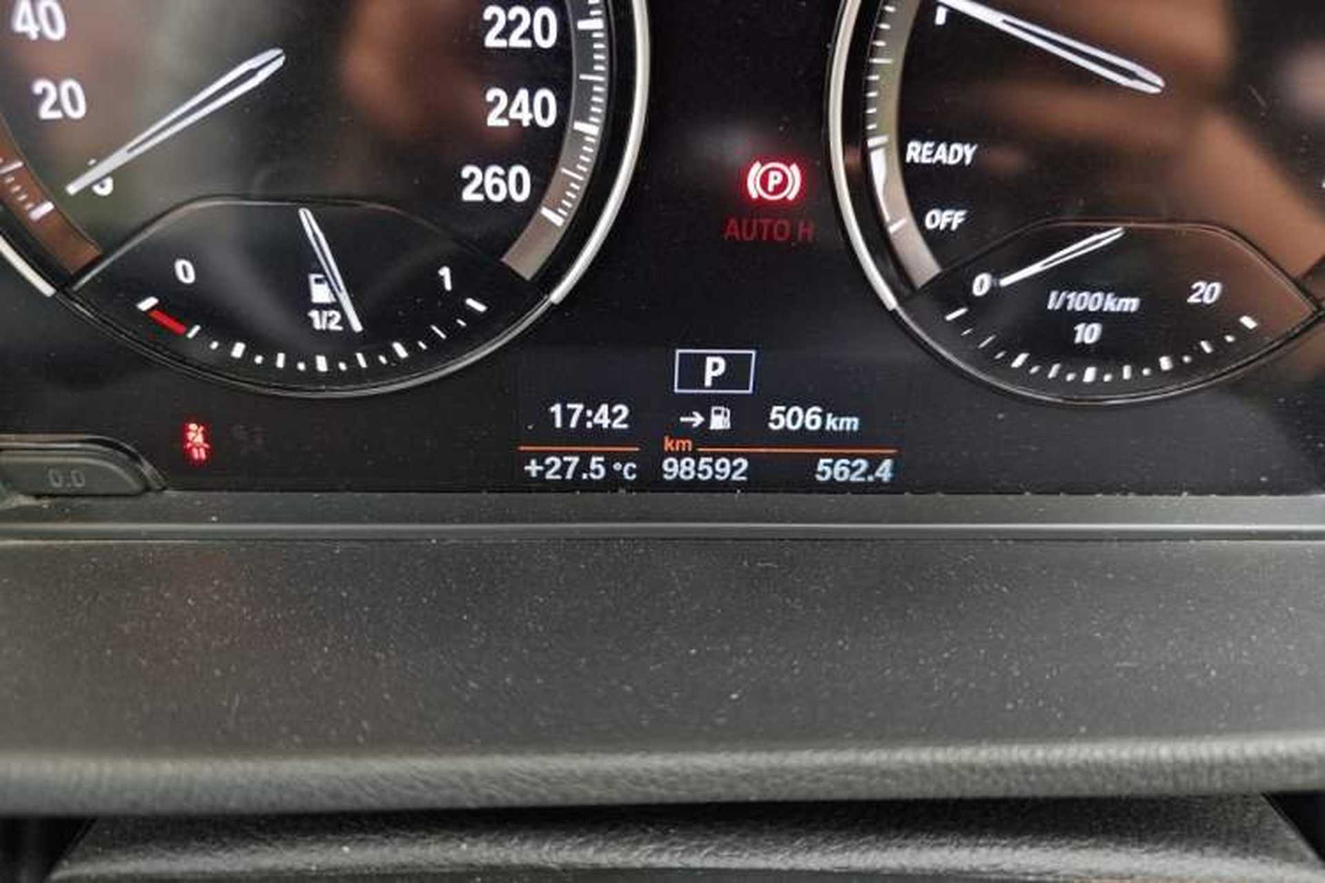 Used BMW X1 2018 sDrive20Li Leading Model Odometer Close Up