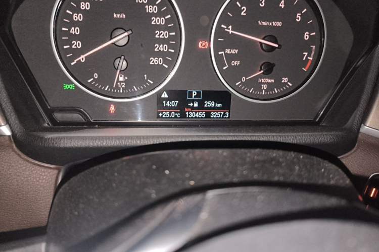 Used BMW X1 2018 sDrive18Li Luxury Model Odometer Close Up