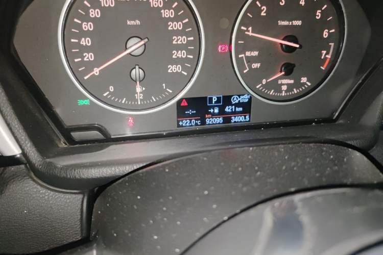 Used BMW X1 2018 sDrive18Li Fashion Model Odometer Close Up