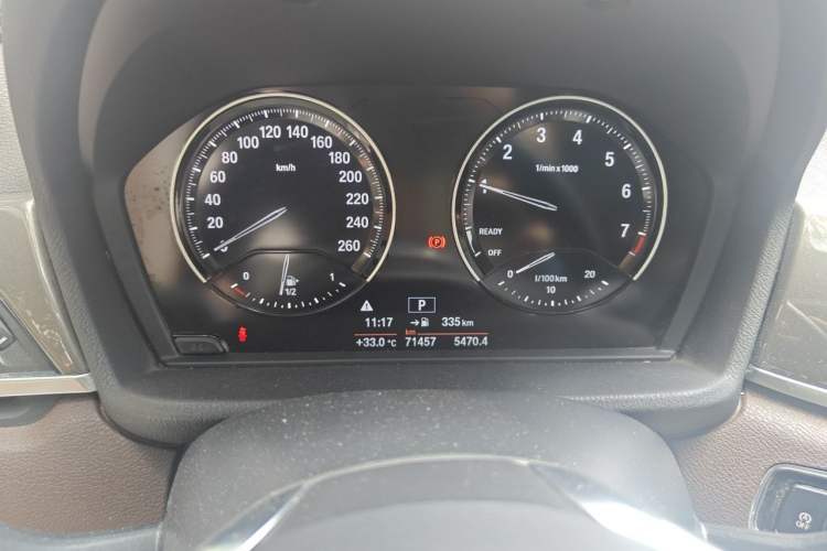 Used BMW X1 2018 sDrive18Li Luxury Model Odometer Close Up