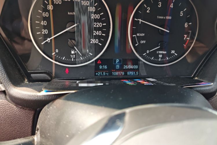 Used BMW X1 2018 sDrive18Li Luxury Model Odometer Close Up