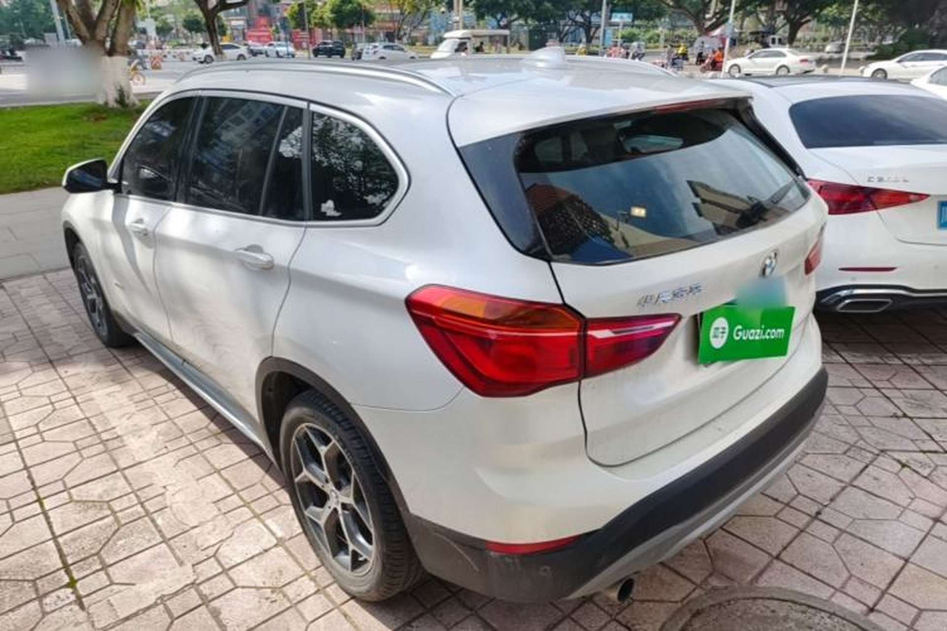 Used BMW X1 2018 sDrive18Li Luxury Model Rear Left 45 Deg