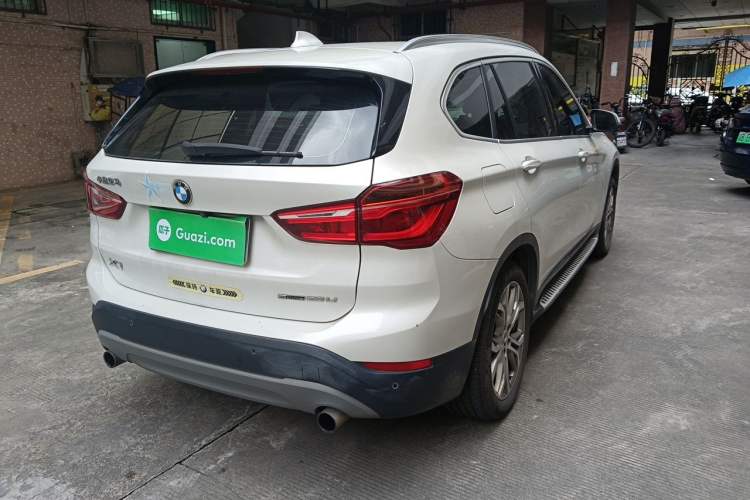 Used BMW X1 2018 sDrive20Li Leading Model Rear Right 45 Deg