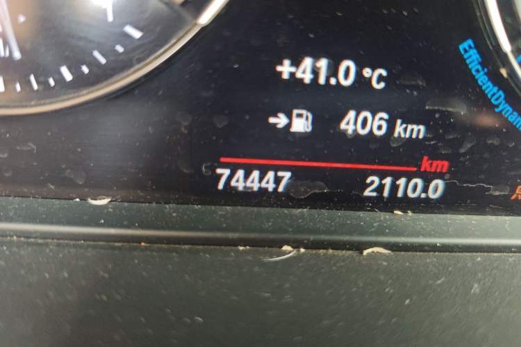 Used BMW X1 2019 xDrive20Li Luxury Model Odometer Close Up