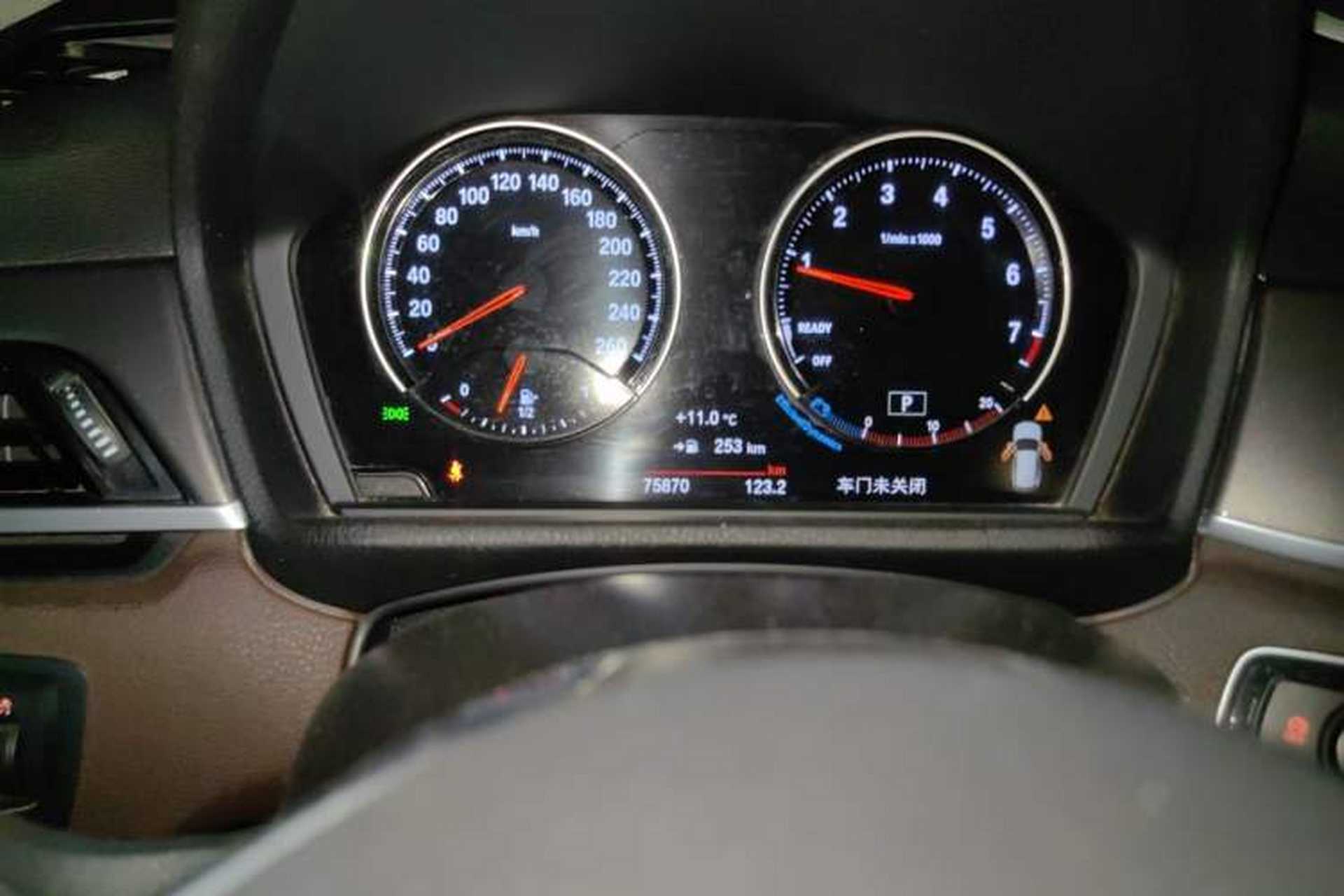 Used BMW X1 2019 xDrive20Li Luxury Model Odometer Close Up