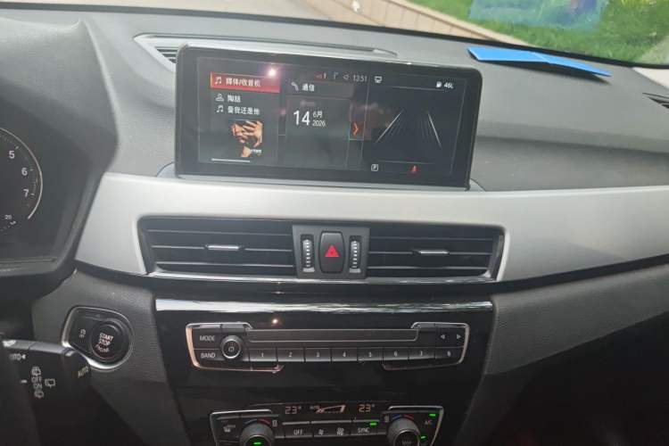 Used BMW X1 2019 sDrive20Li Leading Model Audio And AC Panel