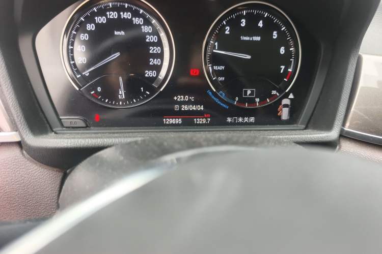 Used BMW X1 2019 xDrive20Li Luxury Model Odometer Close Up