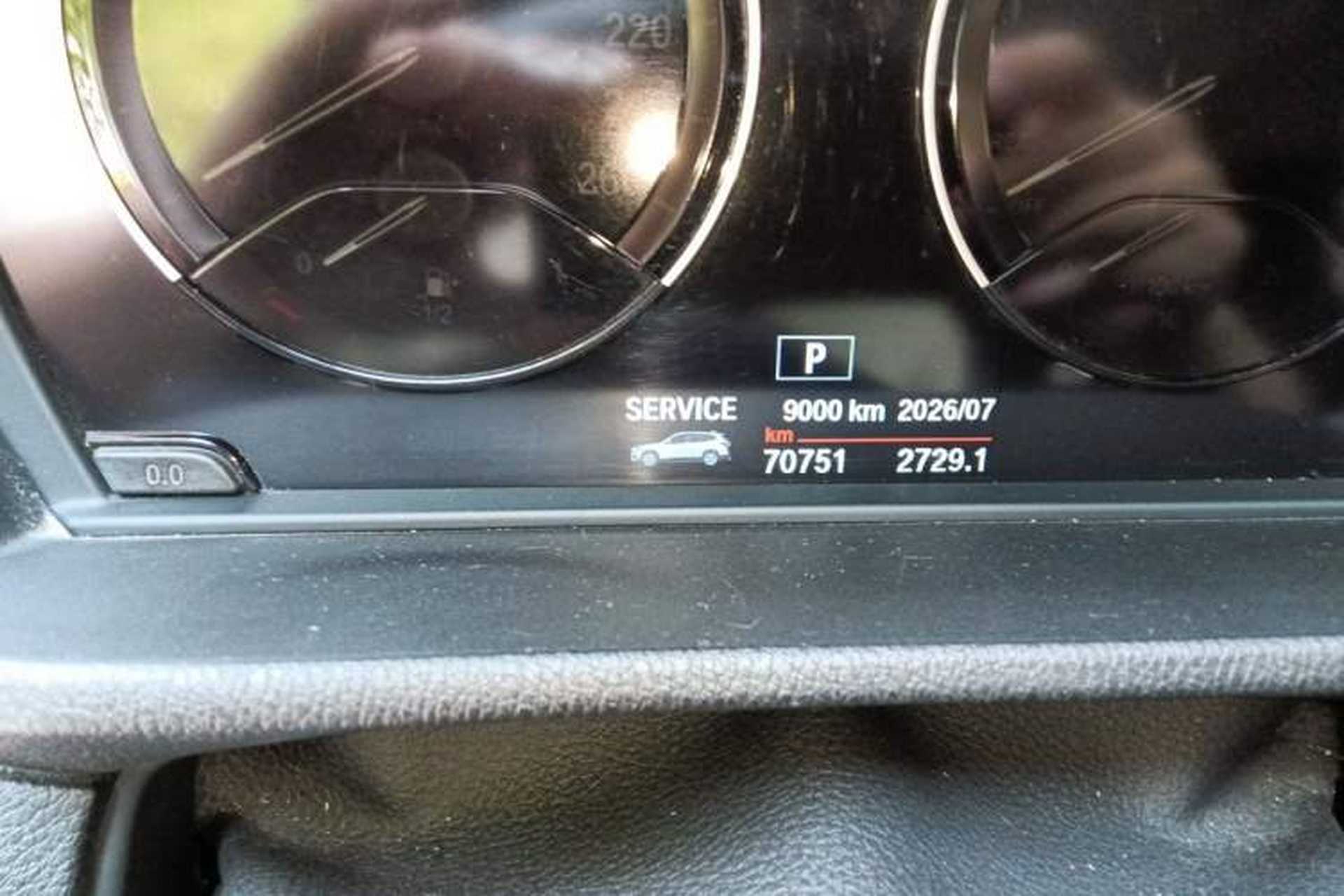 Used BMW X1 2019 sDrive20Li Leading Model Odometer Close Up