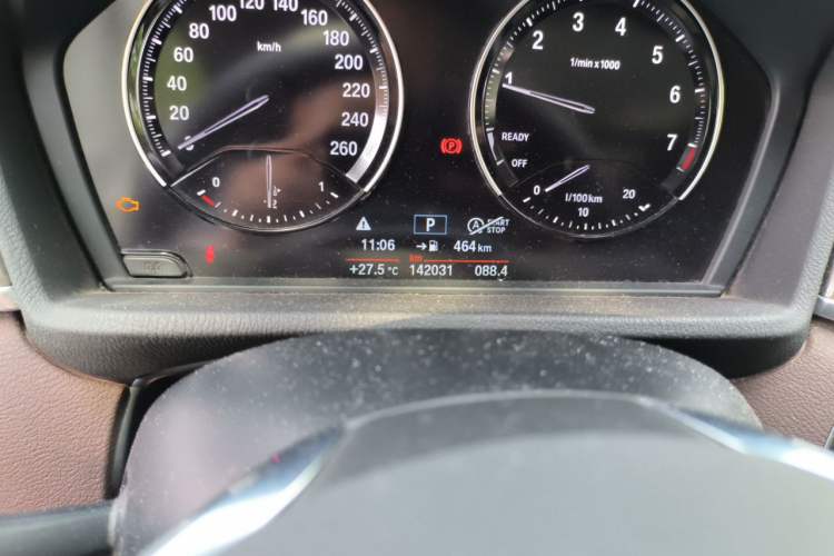 Used BMW X1 2019 sDrive18Li Premium Edition Odometer Close Up