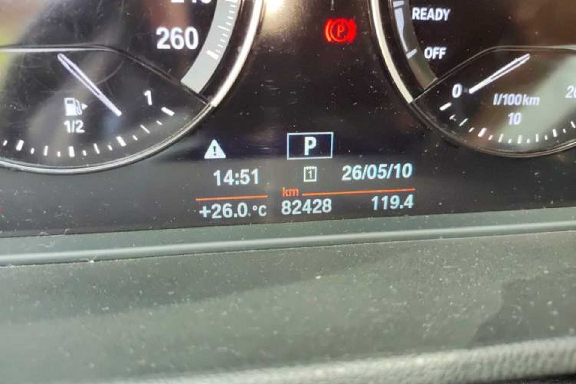 Used BMW X1 2019 sDrive20Li Leading Model Odometer Close Up