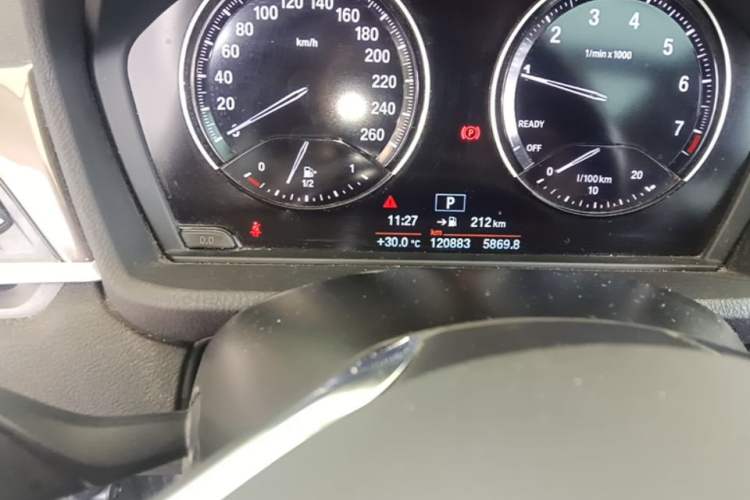 Used BMW X1 2019 sDrive18Li Premium Edition Odometer Close Up