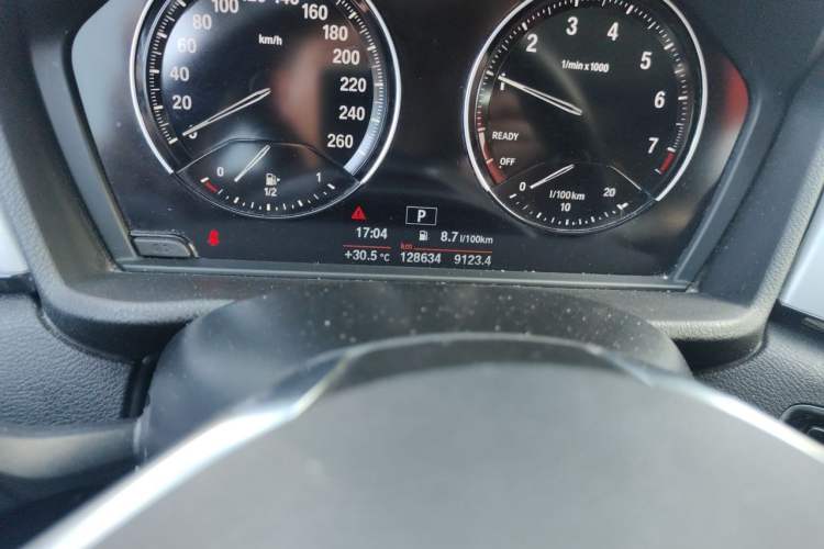 Used BMW X1 2019 sDrive20Li Leading Model Odometer Close Up