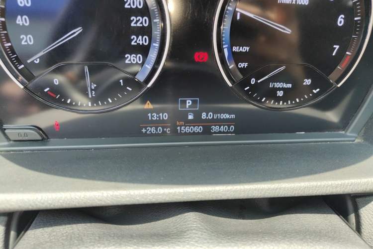 Used BMW X1 2019 sDrive18Li Fashion Model Odometer Close Up