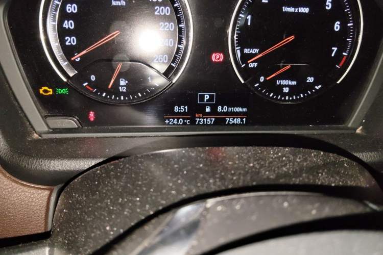 Used BMW X1 2019 sDrive18Li Premium Edition Odometer Close Up