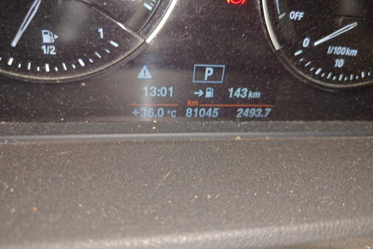 Used BMW X1 2019 sDrive18Li Premium Edition Odometer Close Up