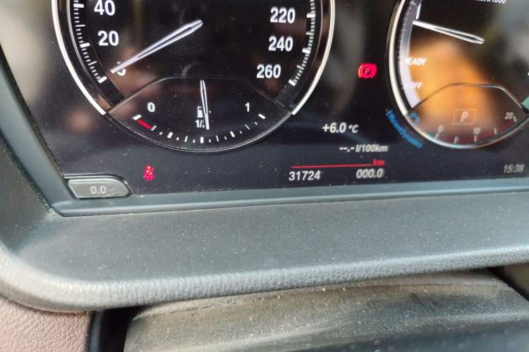 Used BMW X1 2019 xDrive20Li Luxury Model Odometer Close Up