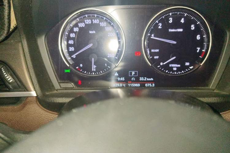 Used BMW X1 2019 sDrive18Li Premium Edition Odometer Close Up