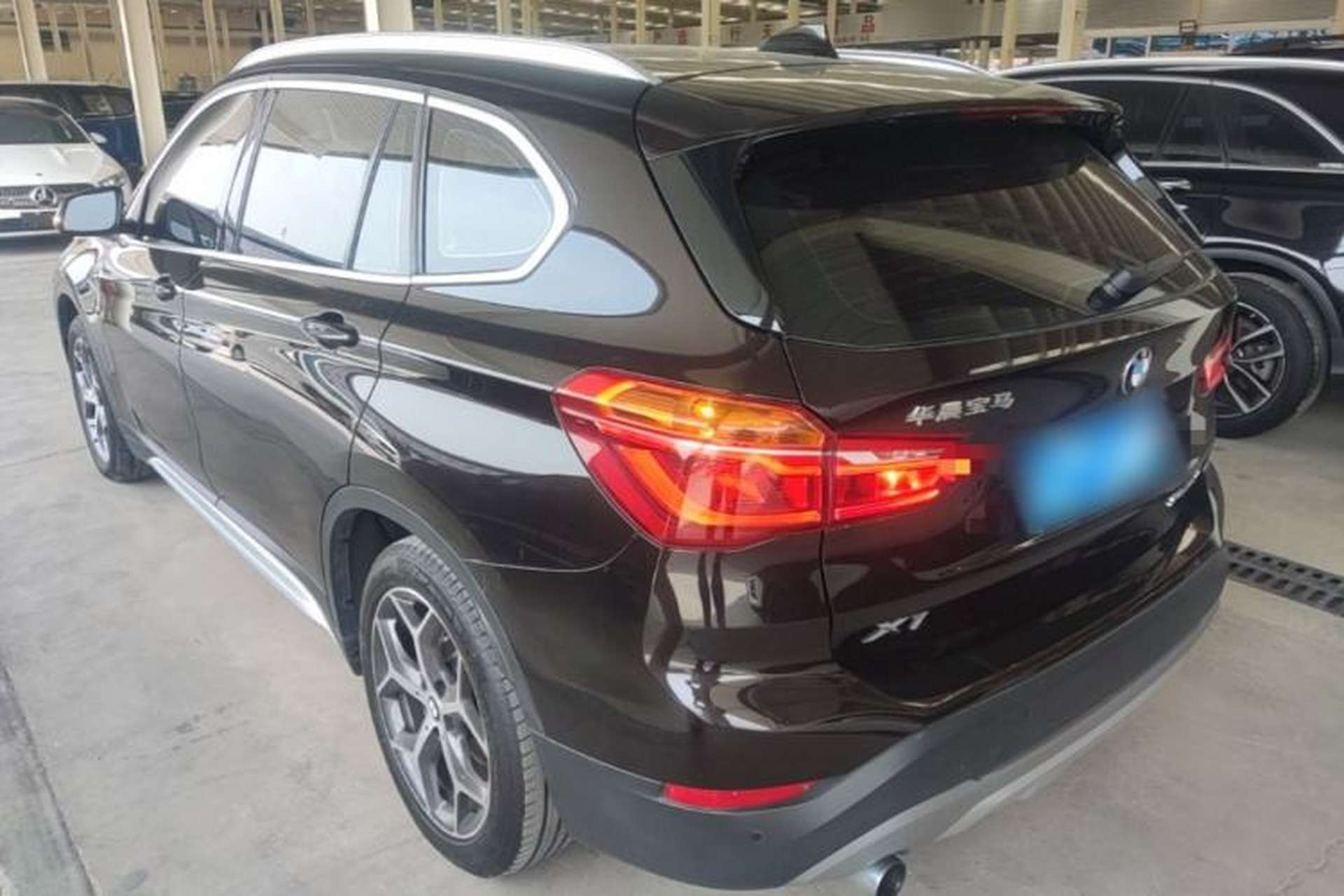 Used BMW X1 2019 sDrive18Li Premium Edition Rear Left 45 Deg