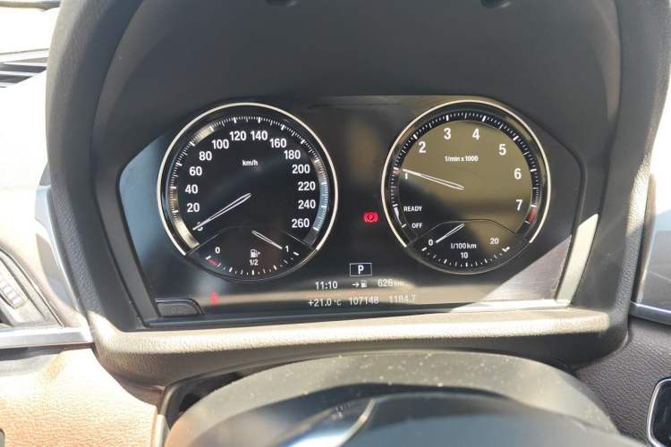 Used BMW X1 2019 sDrive18Li Premium Edition Odometer Close Up