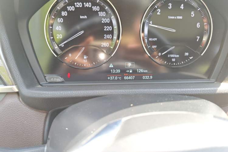 Used BMW X1 2019 sDrive18Li Premium Edition Odometer Close Up