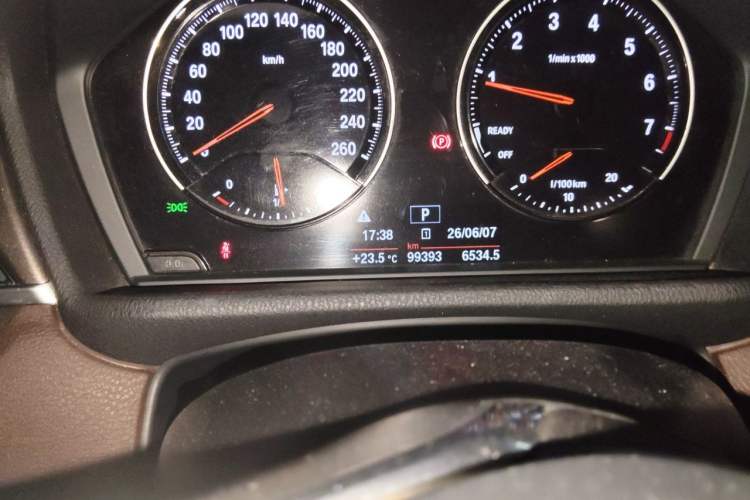 Used BMW X1 2019 sDrive18Li Premium Edition Odometer Close Up