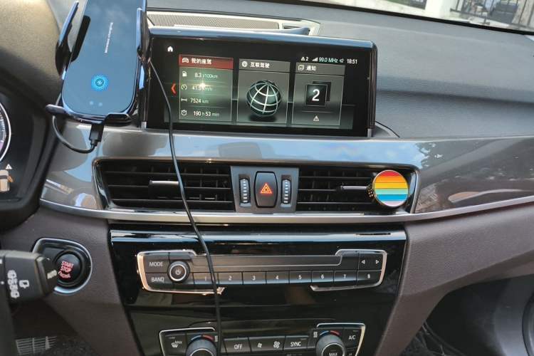 Used BMW X1 2019 xDrive20Li Luxury Model Audio And AC Panel