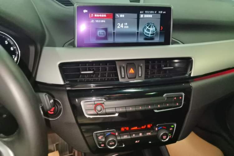 Used BMW X1 2019 sDrive20Li Leading Model Audio And AC Panel