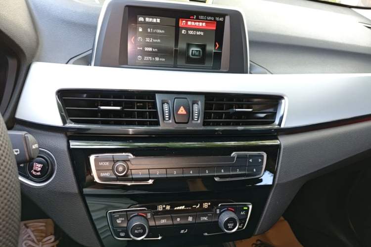 Used BMW X1 2019 sDrive20Li Leading Model Audio And AC Panel
