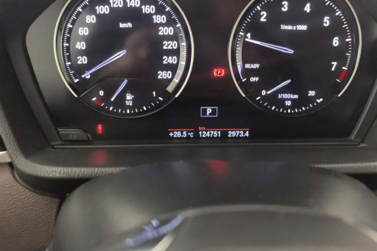 Used BMW X1 2019 sDrive18Li Premium Edition Odometer Close Up