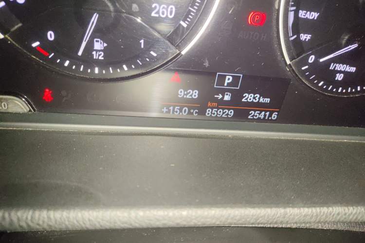 Used BMW X1 2019 sDrive20Li Leading Model Odometer Close Up