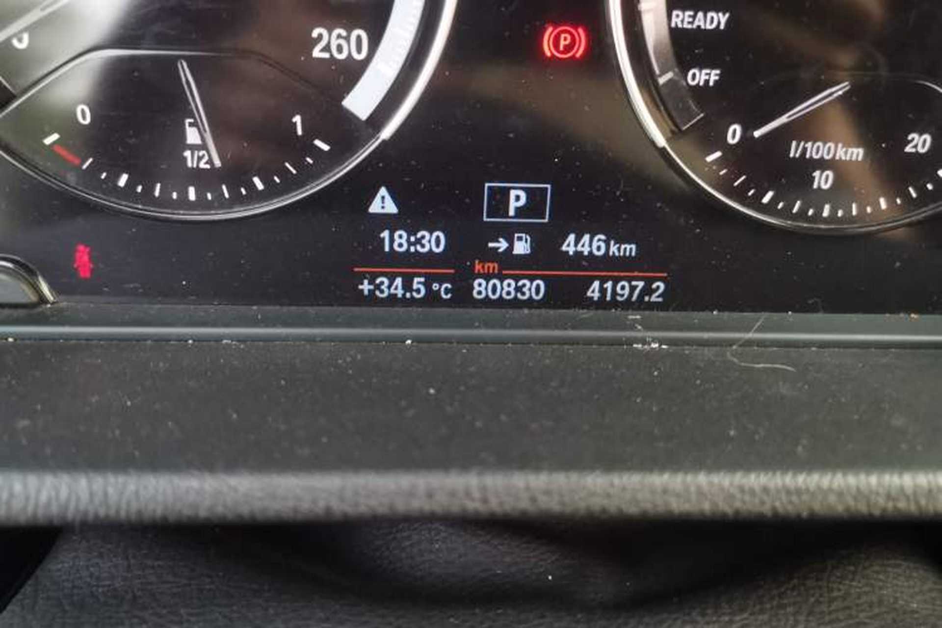 Used BMW X1 2019 sDrive20Li Leading Model Odometer Close Up