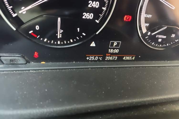 Used BMW X1 2019 sDrive20Li Leading Model Odometer Close Up