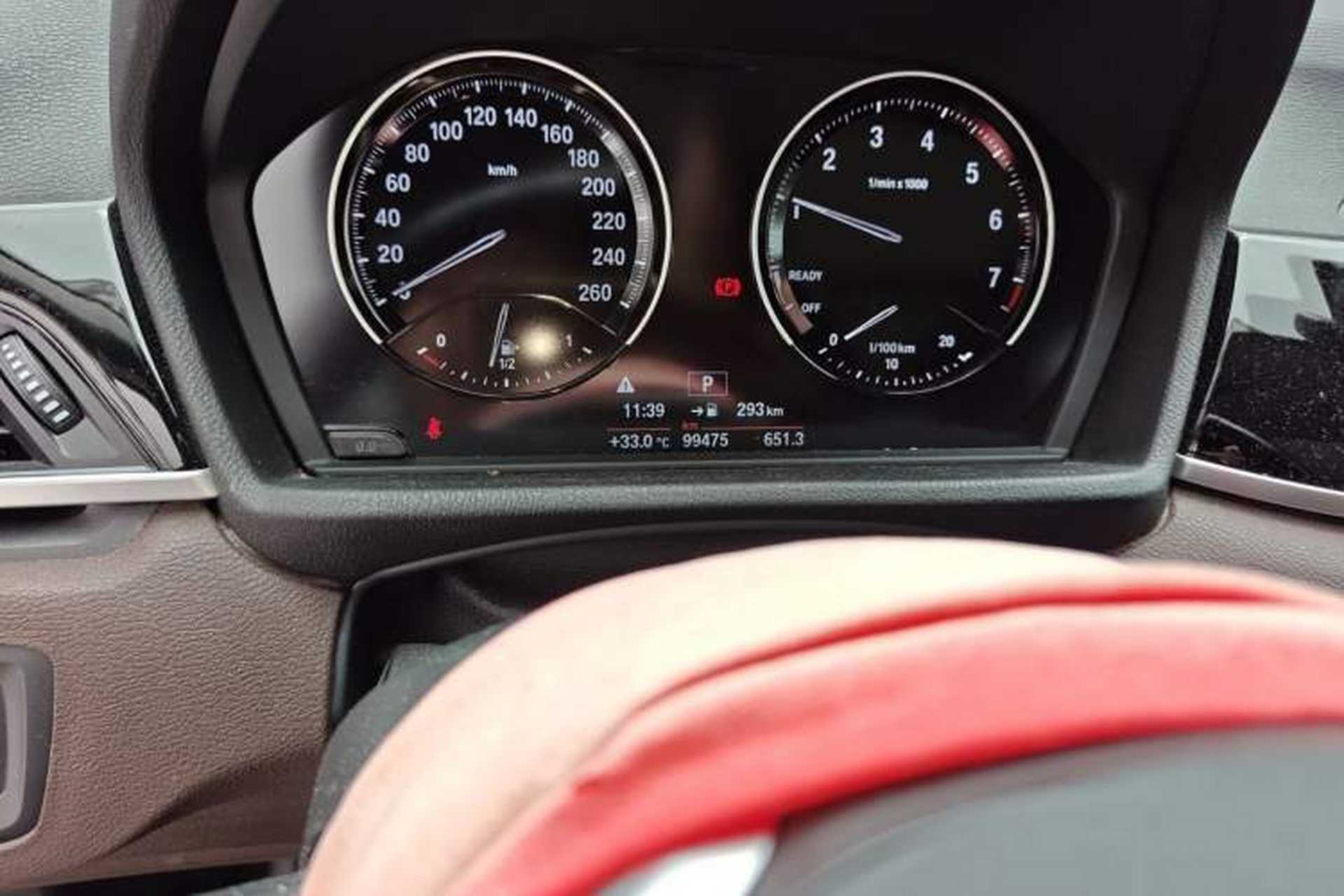 Used BMW X1 2019 sDrive18Li Premium Edition Odometer Close Up