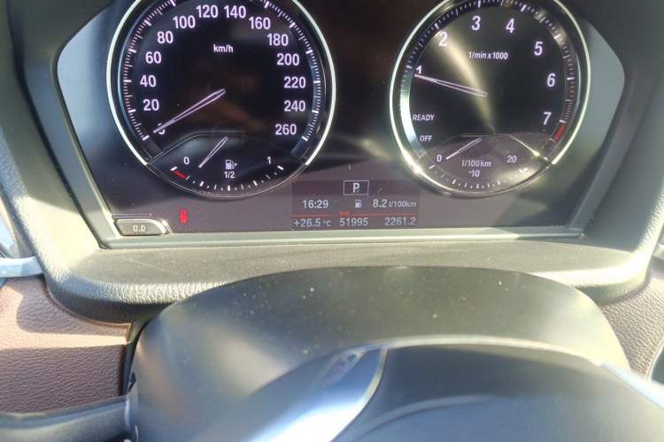 Used BMW X1 2019 sDrive18Li Premium Edition Odometer Close Up