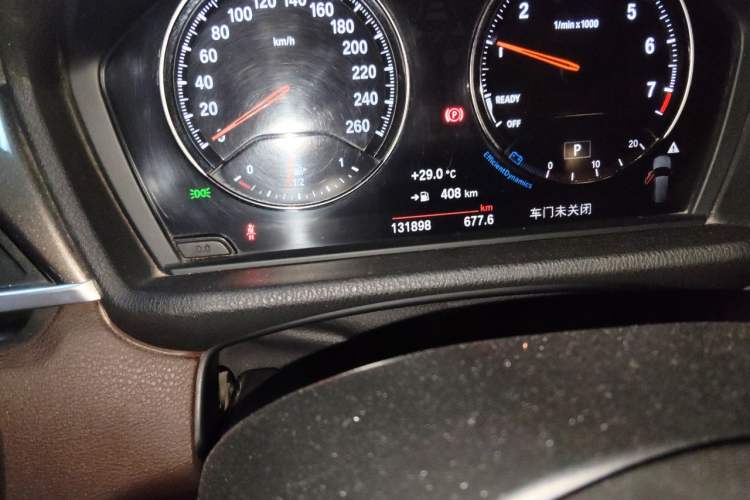 Used BMW X1 2019 xDrive20Li Luxury Model Odometer Close Up