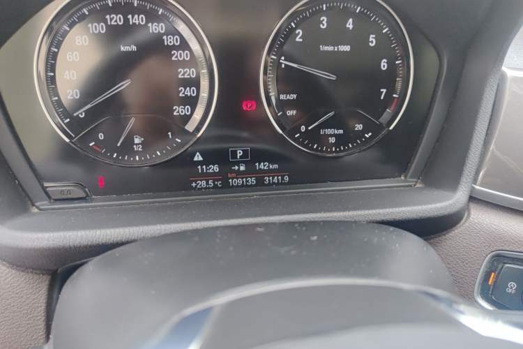 Used BMW X1 2019 sDrive18Li Premium Edition Odometer Close Up
