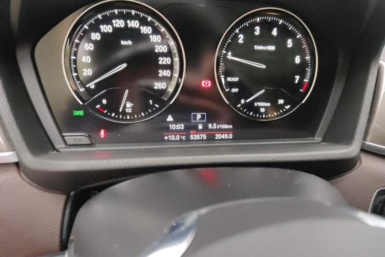 Used BMW X1 2019 sDrive18Li Premium Edition Odometer Close Up
