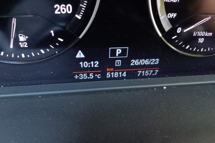 Used BMW X1 2019 sDrive18Li Premium Edition Odometer Close Up