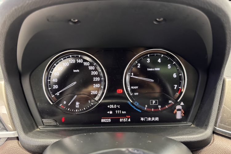 Used BMW X1 2019 xDrive20Li Luxury Model Odometer Close Up