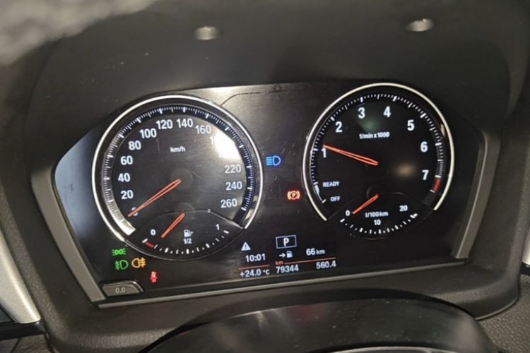 Used BMW X1 2019 sDrive20Li Leading Model Odometer Close Up