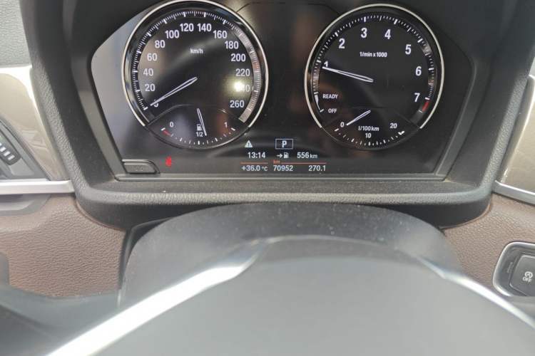 Used BMW X1 2019 sDrive18Li Premium Edition Odometer Close Up